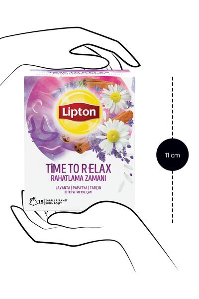 Lipton Time To Relax Bardak Poşet Bitki Çayı 15'li X 2 Adet