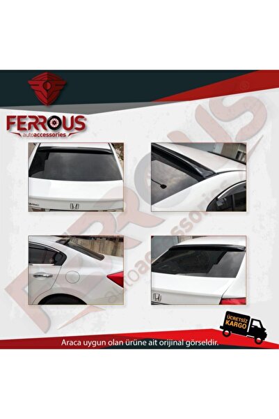 Refref Renault Megane 4 Arka Cam Üstü Spoyler 2016 Ve Üstü