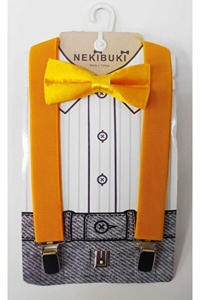 NEKİBUKİ Dječji set sa tregerima i leptir mašnom