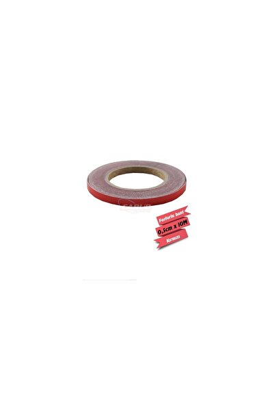Carub Phosphorescent Reflective Tape 0.5 Cm X 10 M Red