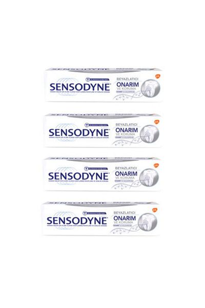 Sensodyne معجون أسنان لتبييض وإصلاح وحماية 75 مل