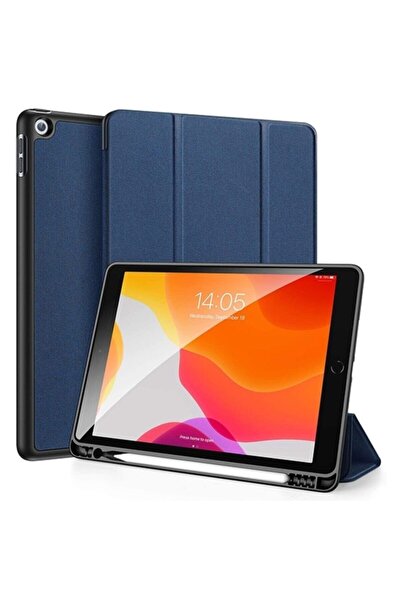 Ally Mobile Dux Ducis Ipad 7th Gen 10.2 2019 Kılıf Kalem Yerli Soft Tpu Mıknatıslı Mavi