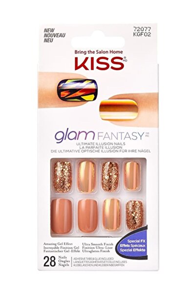Kiss Takma Tırnak Seti Tırnak Yapıştırıcılı- Kgf02c - 731509720778