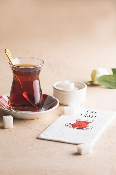NapkinStore Tea Time Mottolu Napkin 24 Pack