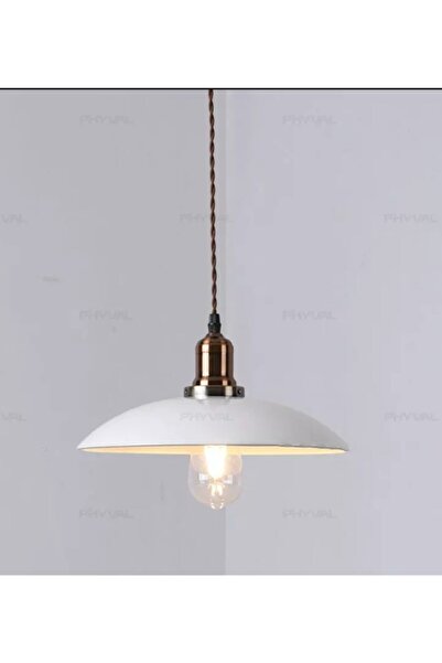 Rsylight Rys Retro Metal Dekorarif Bakır Duylu Tekli Sarkıt Kafe Mutfak Aydın...