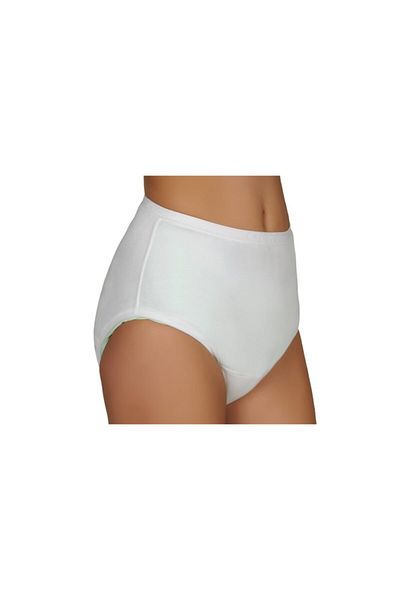 CARETEX Orchis White 3XL - Light, Antiallergic, Washable and Liquid-Proof Women's Absorbent Panties