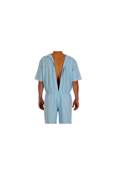 CARETEX Eh 04 Men's Patient Overalls Blue Large