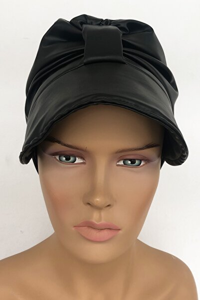 Vera Μαύρο καπέλο από ύφασμα τουρμπάνι Ready-to-Wear