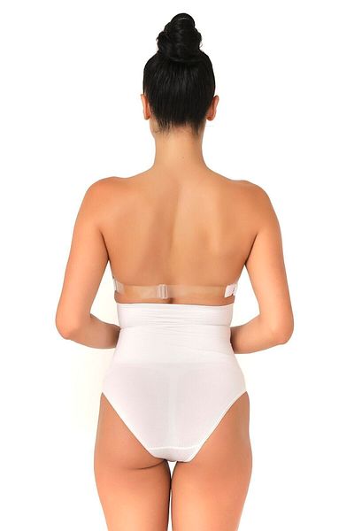 by İGP Corset alb cu talie înaltă, fără sudură, chiloți cu alunecare dublă, cu funcție de masaj