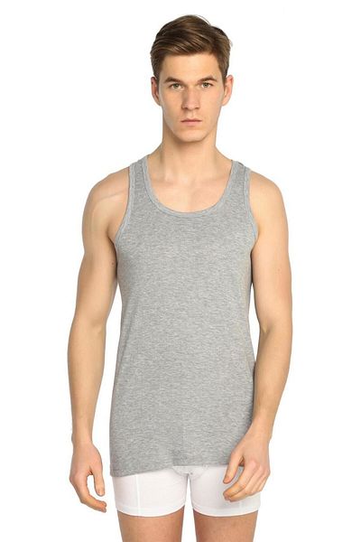 Tutku Ανδρικό πολύχρωμο Rib Classic Tank Top 6 τεμαχίων
