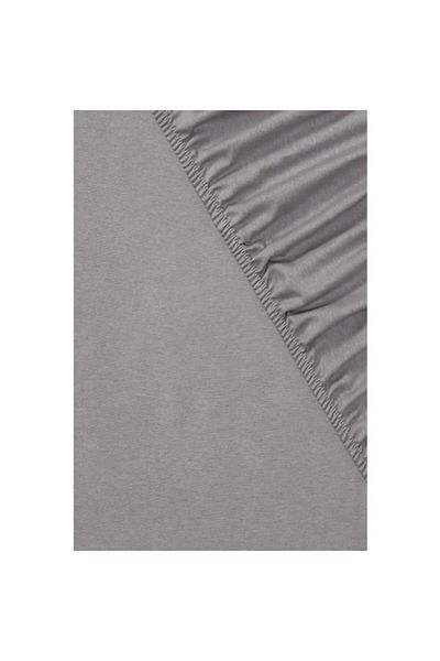 Şanlı Gray Single Combed Cotton Elastic Sheet