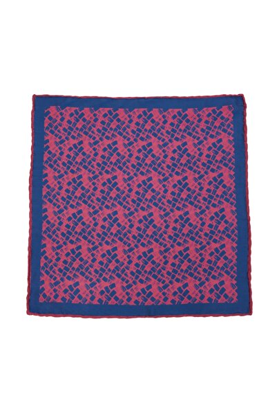 ALTINYILDIZ CLASSICS Чоловіча бордова-синя хустка