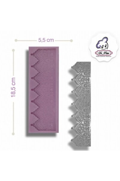 Dr.Paste Silikon Kalıp Taç Desenli Dantel