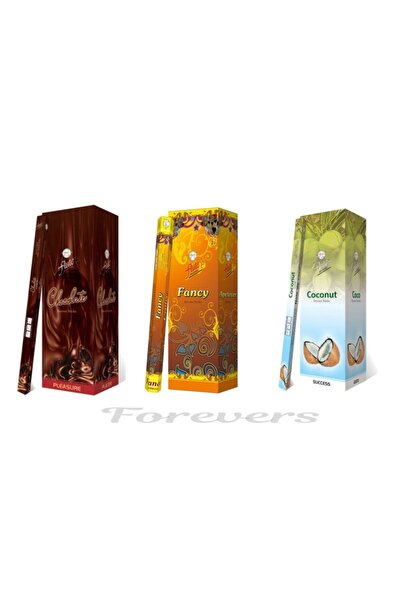 forevers Flute Incense Sticks Çikolata & Fancy& Hindistan Cevizi