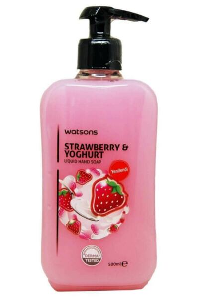Watsons صابون سائل بالفراولة والزبادي 500 مل