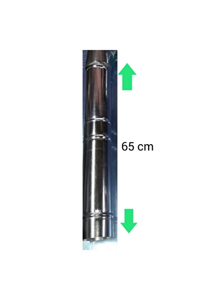 Ys YARAMIŞ 8.5 - 9 Cm Çapında Ilave Mangal Ve Semaver Baca Borusu