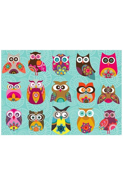 Ks Games Ks Puzzle 500 Pieces Multi Owls Colorful Owls