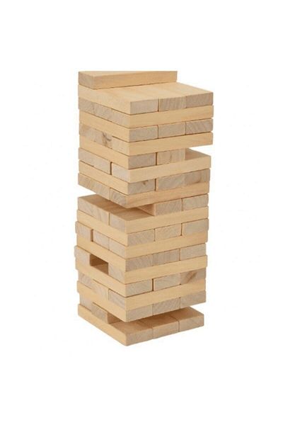 Jenga Wooden Balance Game 54 Pieces