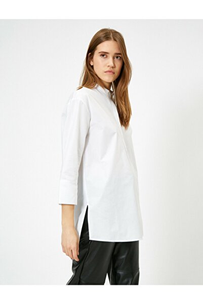 Koton Bluză de damă cu mânecă lungă cu nasturi