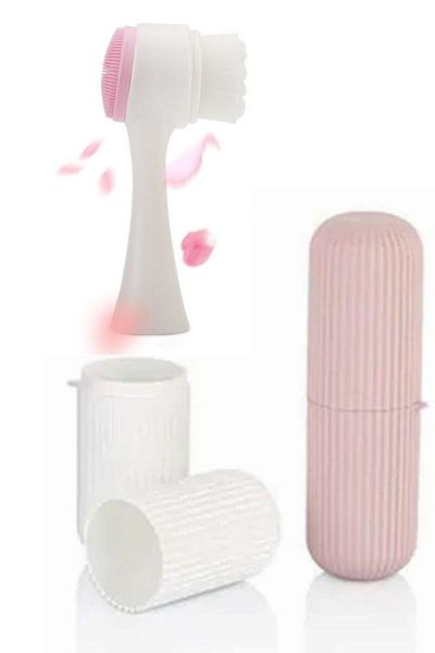 QNİAY Double Sided Facial Makeup Removal Brush