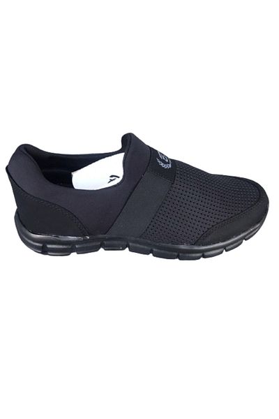 BlackSea Black Sea Daily, fără șireturi, foarte ușoare, confortabile, moi, flexibile, pantofi sport negri