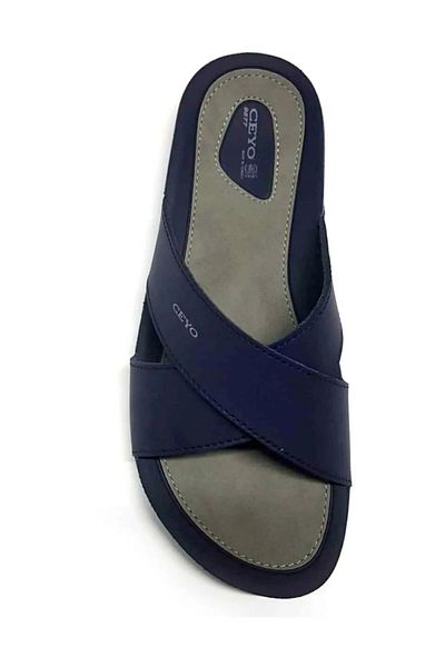 Ceyo Ανδρικές παντόφλες Navy Blue - Μοντέλο 9877