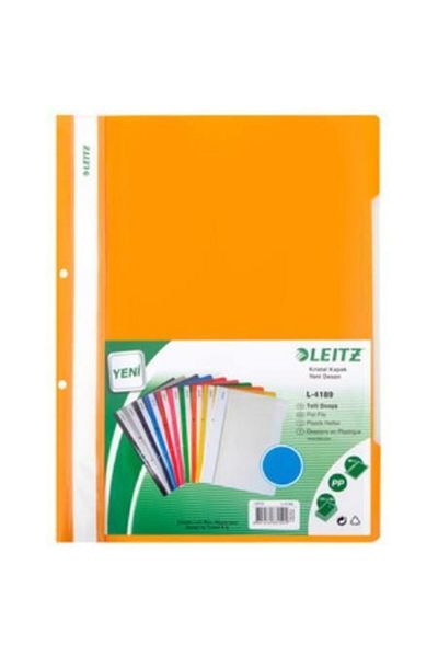 Leitz 4189 Ring Binder A-4 Plastic Orange 50 Pieces (1 Pack 50 Pieces)