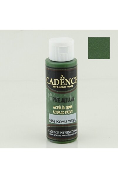 Cadence 9052 Koyu Yeşil - Premium Akrilik 70ml | Marmara Hobi