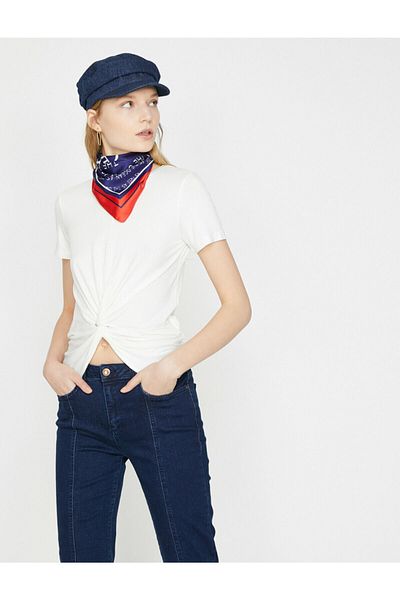 Koton Women's Crew Neck T-shirt