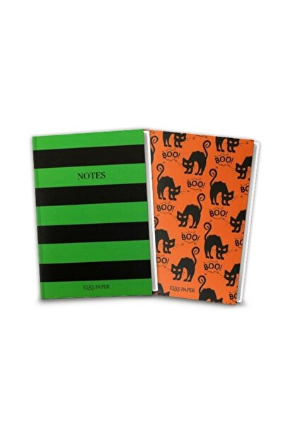 ELAS PAPER Note Helloween Twins Notebook (Seturi de 2 caiete) - Null
