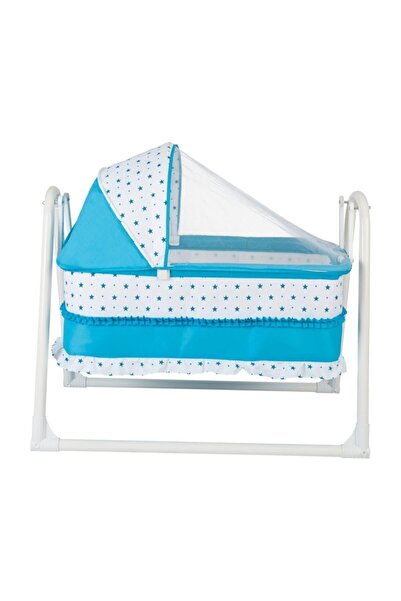 Maller Tombiş Sallanır Sepet Beşik Mavi