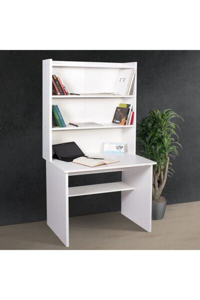 Nesse Shop Ekonomik Kitaplıklı Çalışma Masası Modüler Ve Kullanışlı