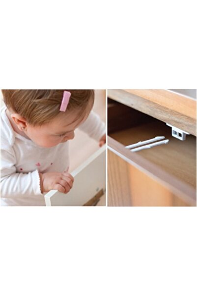 KURCH Κλειδαριά συρταριού Προϊόν Παιδικής Ασφάλειας Gh-990 (2 Τεμάχια)