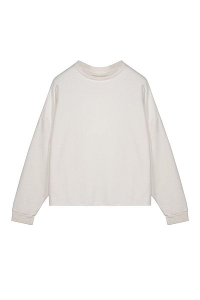 BASIC&CO Skye Oversize Ecru Sweatshirt