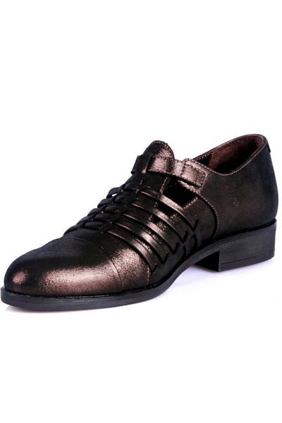 Venüs 145430k Genuine Leather Copper Brown Shoes