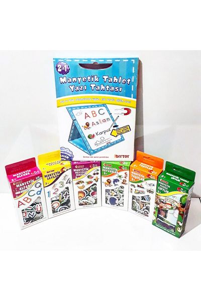 DIY Toys Magnets Set - Magnetic Blackboard and Box