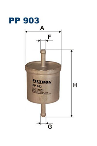 Filtron Fıltron Pp 903 16400-41b00 Benzın Fıltresı Prımera Almera Sunny 1,6 96>00