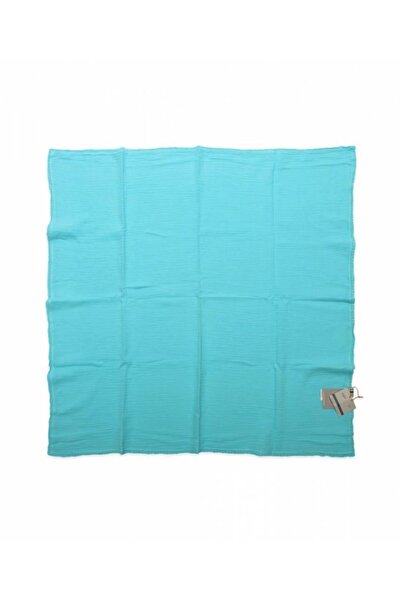 Cigit Natural Fabric Lace Embroidered Single Layer Muslin Baby Blanket