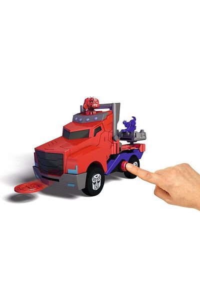 Simba Transformers Optimus Prime Battle Truck Sound Disk Shooting Vehicle /