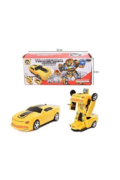 uludağ oyuncak Robota Dönüşen Camaro Araba Işıklı Sesli Çarpar Döner 8986