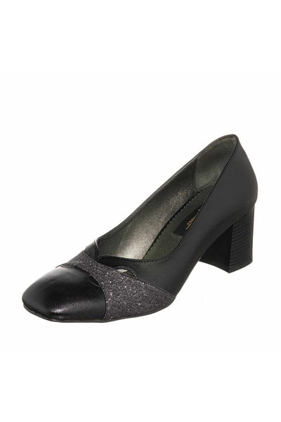 İriadam Women's Black Large Size Shoes Kdr1413