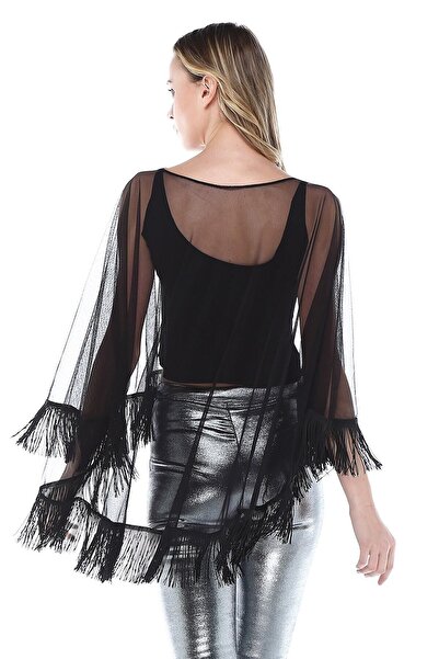 Quincey Tasseled Tulle Tunic