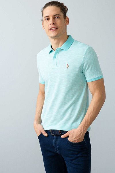 U.S. Polo Assn. Ανδρικό μπλουζάκι πόλο με λαιμόκοψη G081gl011.000748634