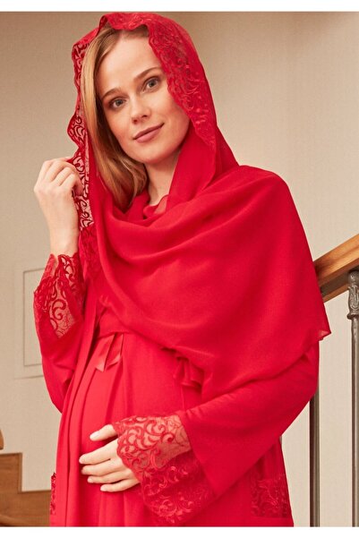 Mecit شال الحمل الأحمر للحوامل