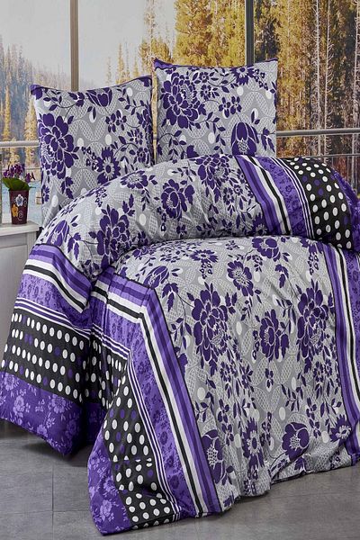 MAJESTE Toprak Ev Elegant 100% Cotton Double Duvet Cover Set Pattern: 5143