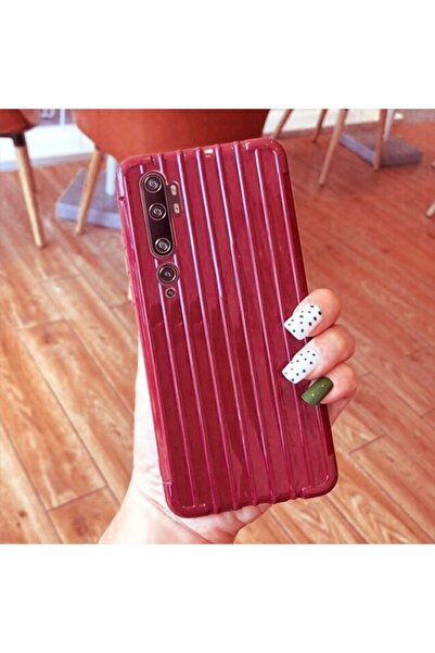 Ally Mobile Xiaomi Mi Note 10-Cc9 Pro Trunk Lines Thin Soft Silicone Case - Red