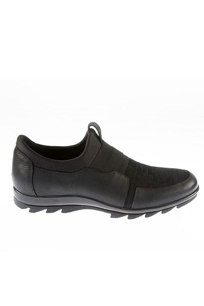 Fosco Genuine Leather Casual Black Rubber Sole Men's Winter Shoes 8580 551 635