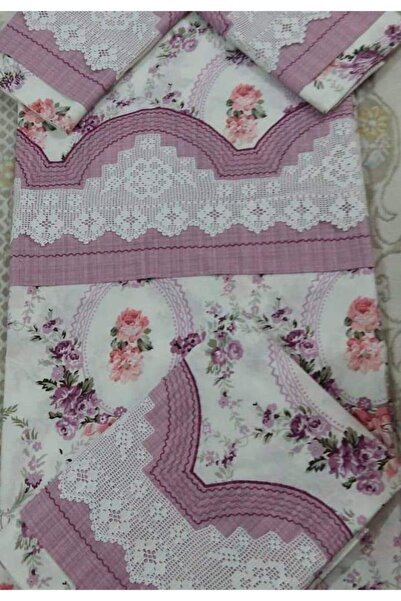 bursa çeyiz El Işi Dantel Nevresim Takımı Çarşafıda Dantelli Ağır Model