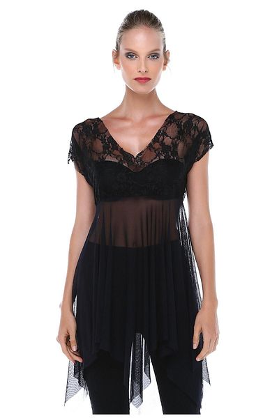 Quincey Lace-tulle Tunic
