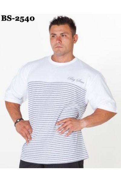 Big Sam Cotton White T-Shirt 2540